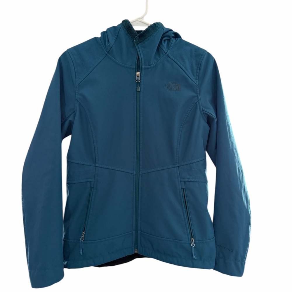The North Face Women’s Teal Prsus Jacket Small Good Cond. PTP 18”